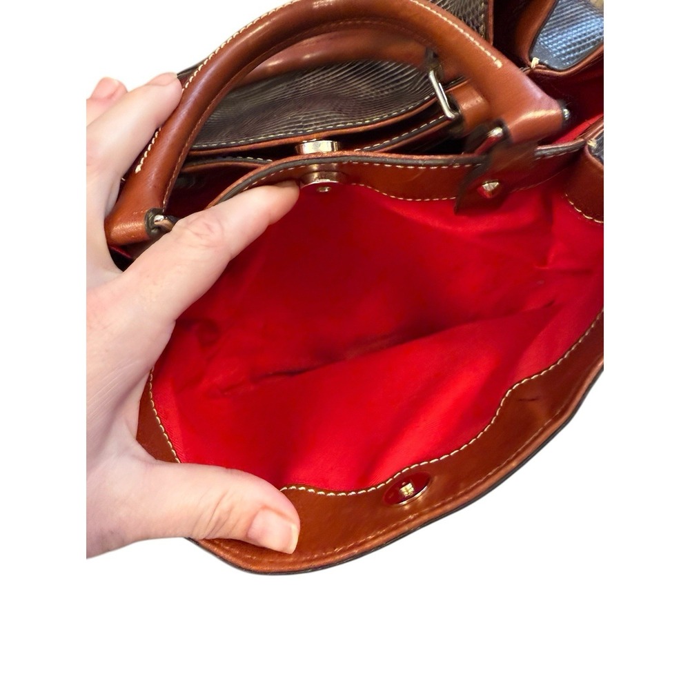 Dooney ans Bourke Lizard Embossed‎ Handbag-Large - Picture 6 of 10